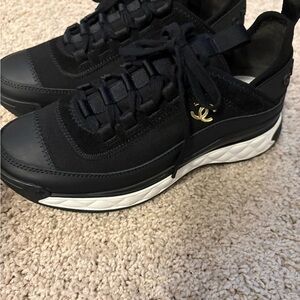 ❌SOLD❌ CHANEL Black and White Sneakers